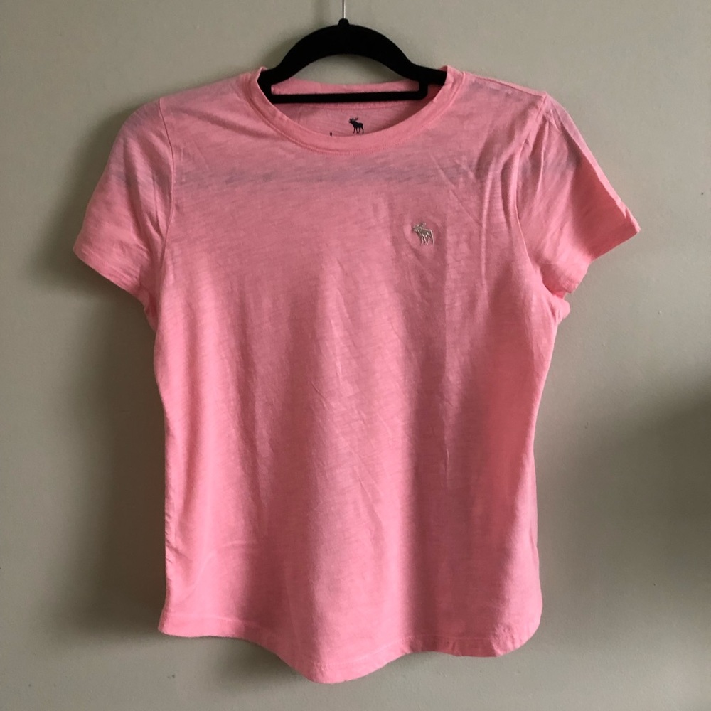 EUC Abercrombie Girls Pink T-Shirt Size 15/16